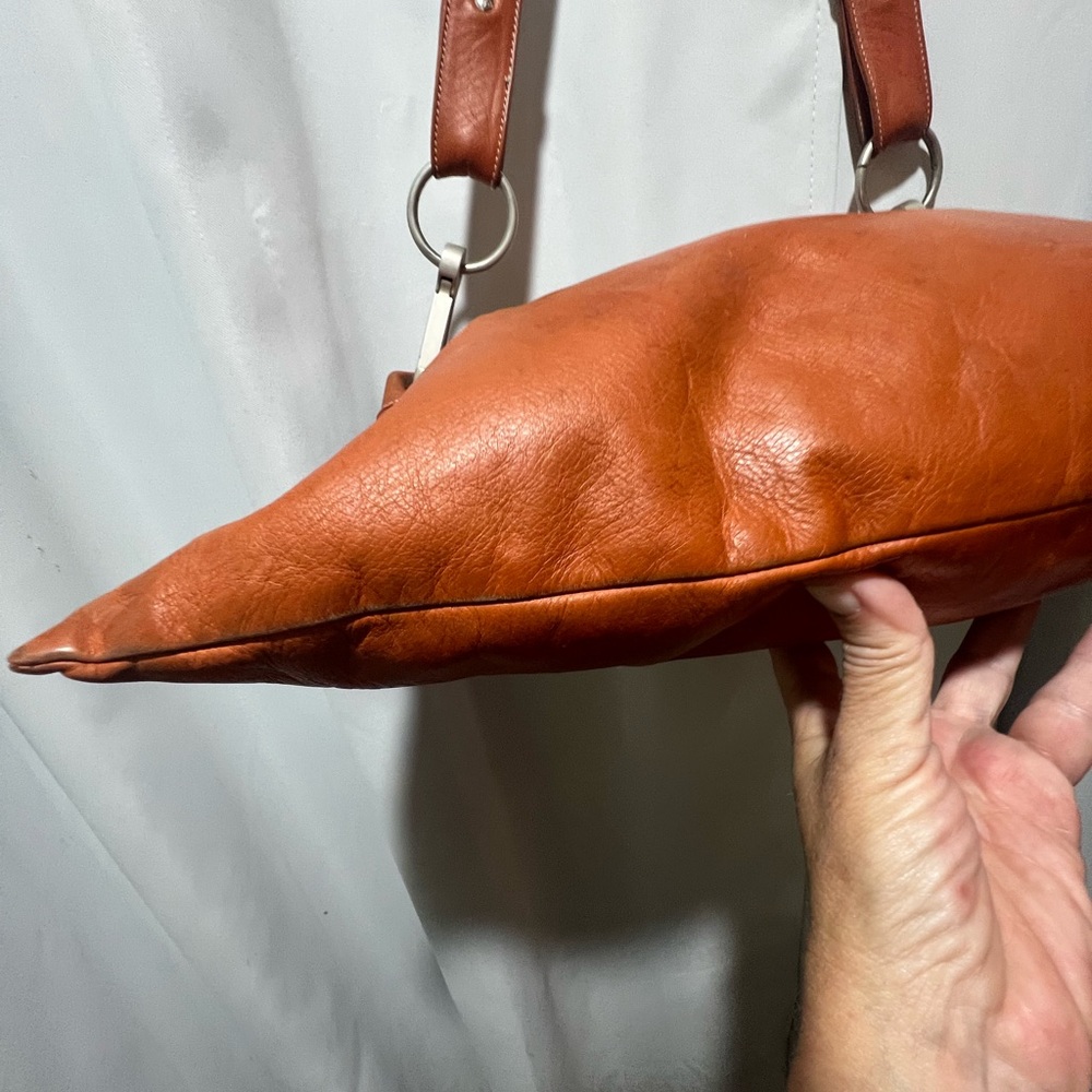 Chic Brown Leather Lupo Barcelona Hobo Bag - Picture 7 of 16